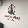 Logo mica trong, logo mica in uv, logo trong suốt, logo trong in màu