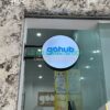 Lô gô mica màu, Logo acrylic gắn tường, Dán lô gô công ty, Lắp lô gô 3D
