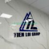 Lô gô chân nổi, logo đế focmex, Lắp lô gô 3D, Dán logo nhựa