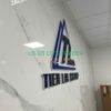 Lô gô chân nổi, logo đế focmex, Lắp lô gô 3D, Dán logo nhựa