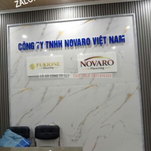 Lô gô chữ nổi, chữ nổi focmex, chữ nổi mica, logo dán vách