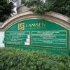 Lô gô công ty alumi, lô gô biển công ty, lô gô biển thay đổi, lô gô trên cổng