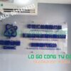 Bảng công ty chữ nổi, chữ nổi trên nền mica trong, logo chữ in màu, logo với chân 3d