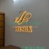 logo led hắt tường, logo chữ inox, logo gô sáng chân, logo có đèn