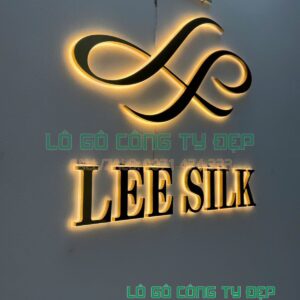 logo led hắt tường, logo chữ inox, logo gô sáng chân, logo có đèn